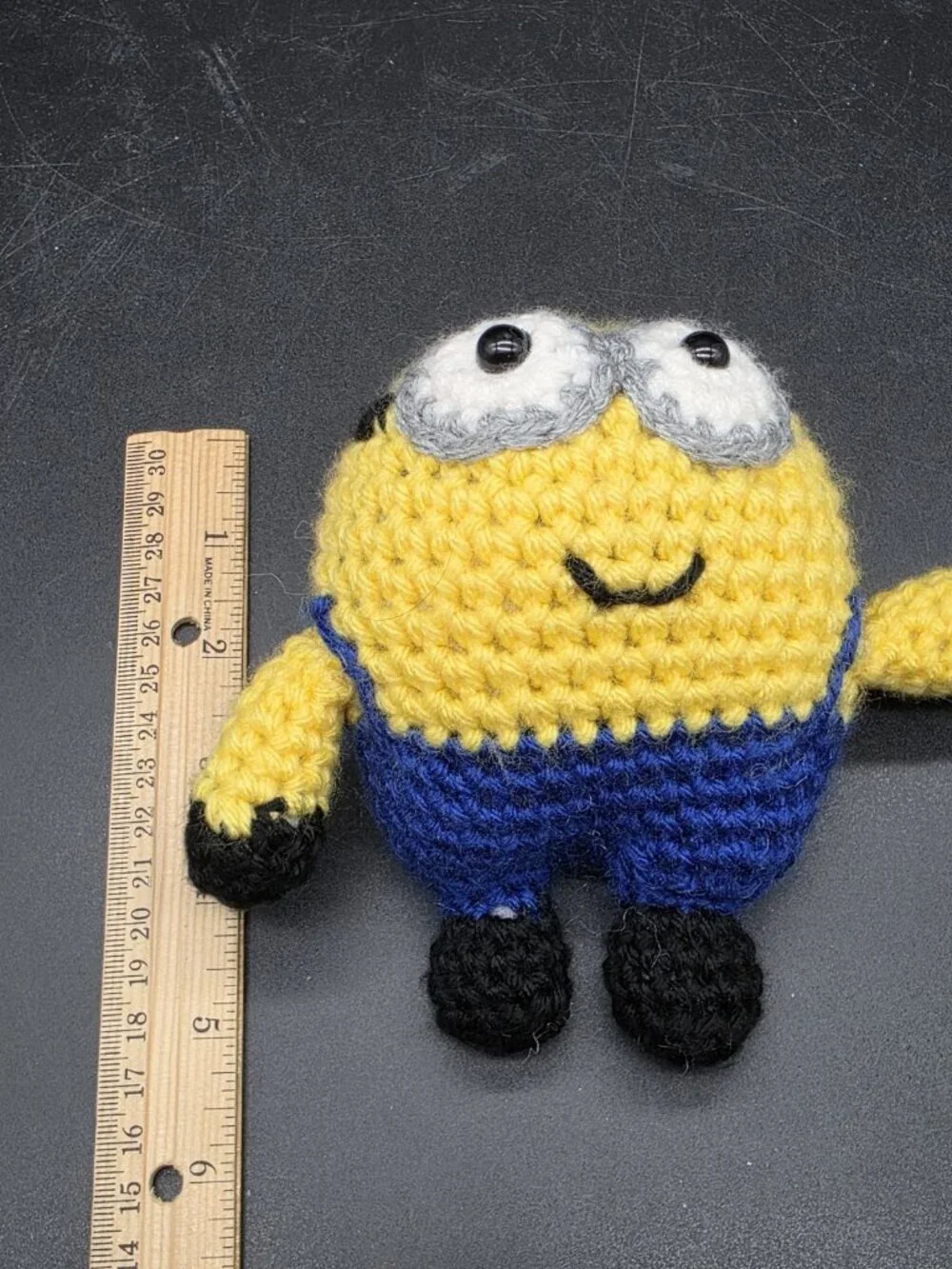 Handmade Despicable Me Minion Pair Plush Toys Knit Crochet